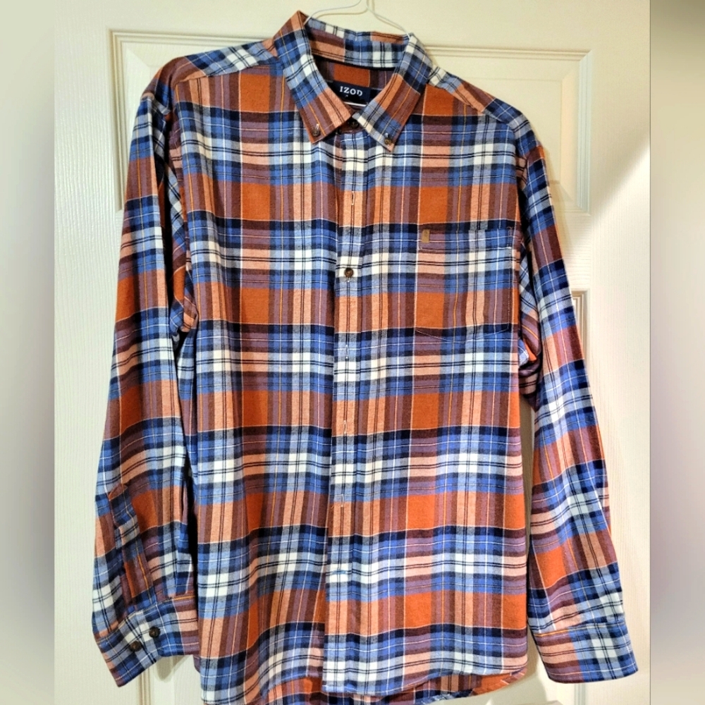 Izod Long Sleeve Flannel Shirt
